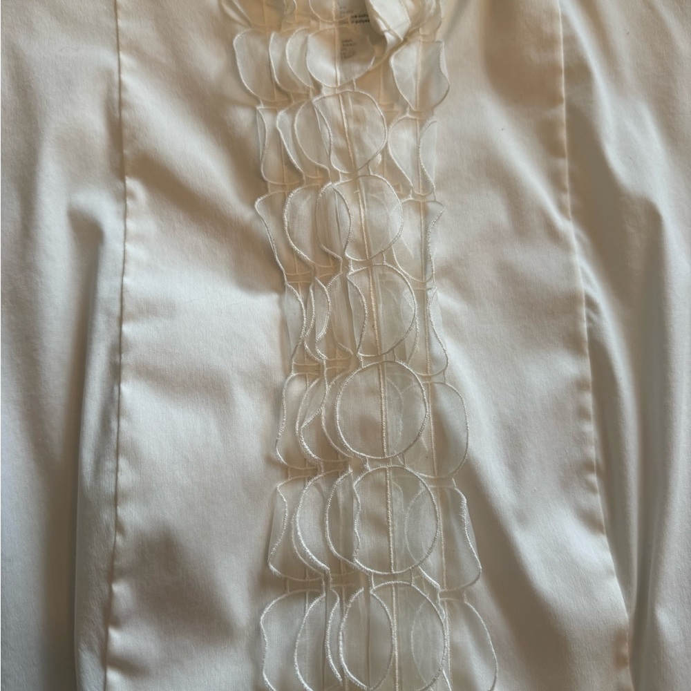 Akris Punto Cream Blouse - Picture 4 of 7